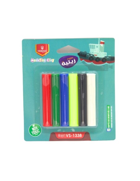 PATE A MODELER 06 COULEURS VERTEX VS-1338
