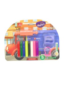 PATE A MODELER 08 COULEURS+3 MOULES VERTEX VS-1319