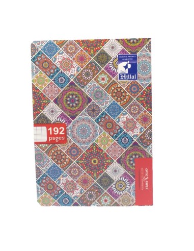 CAHIER 192 PAGES PIQUE 21x29.7 HILLAL