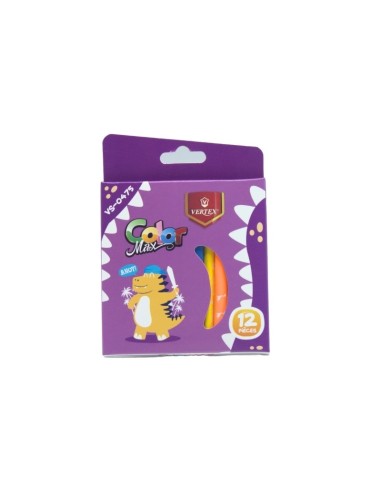 CRAYONS COULEUR 12 PCS MAX MINI VERTEX VS-0475