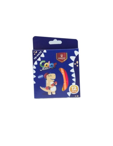 CRAYONS COULEUR 12 PCS MAX MINI VERTEX VS-0475