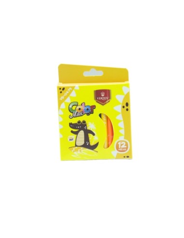 CRAYONS COULEUR 12 PCS MAX MINI VERTEX VS-0475