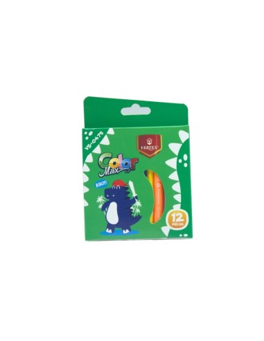 CRAYONS COULEUR 12 PCS MAX MINI VERTEX VS-0475