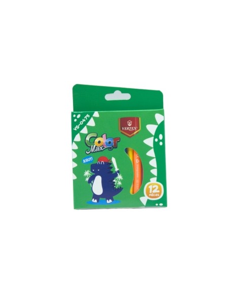 CRAYONS COULEUR 12 PCS MAX MINI VERTEX VS-0475