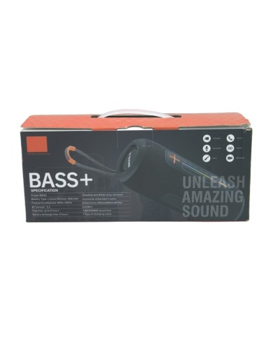 HAUT PARLEUR PORTABLE BLUETOOTH USB-CARTE SD-AUX BATTERIE 12H BOOM S600