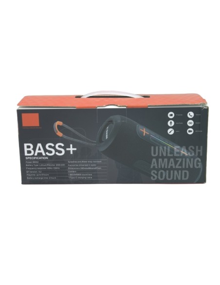 HAUT PARLEUR PORTABLE BLUETOOTH USB-CARTE SD-AUX BATTERIE 12H BOOM S600