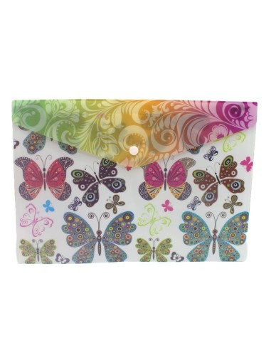 POCHETTE A BOUTON EN PP MOTIF SCOLAIRE NY 6987