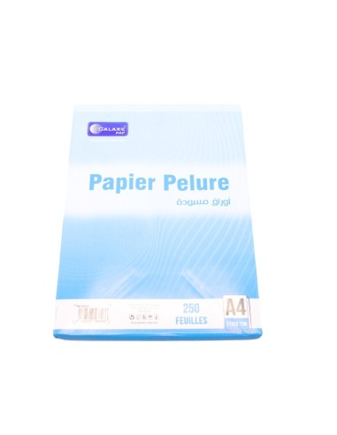 RAME PAPIER PELURE A4 BLEU 250F 42-45Gr GALAXIE