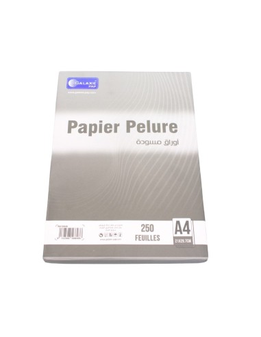 RAME PAPIER PELURE A4 BLANC 250F 42-45Gr GALAXIE