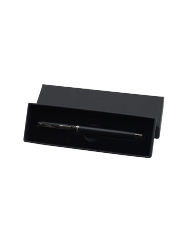 PARURE DE 1 STYLO LUXE NOIR ARGENTE VERTEX V-18519