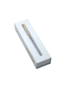 PARURE DE 1 STYLO LUXE ARGENTE DORE VERTEX V-18524 2