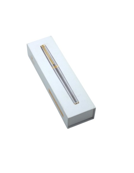 PARURE DE 1 STYLO LUXE ARGENTE DORE VERTEX V-18524