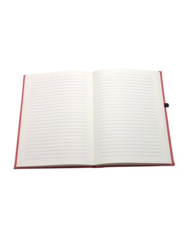 NOTE BOOK A5 ELASTIQUE ROUGE HSB