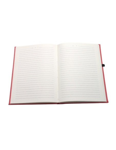 NOTE BOOK A5 ELASTIQUE ROUGE HSB