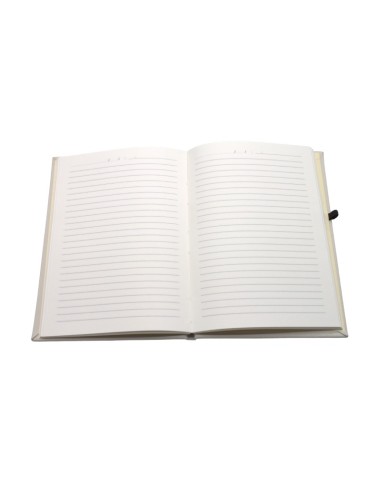 NOTE BOOK A5 ELASTIQUE BLANC HSB