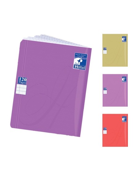 CAHIER 120 PAGES PIQUE 17x22 HILLAL