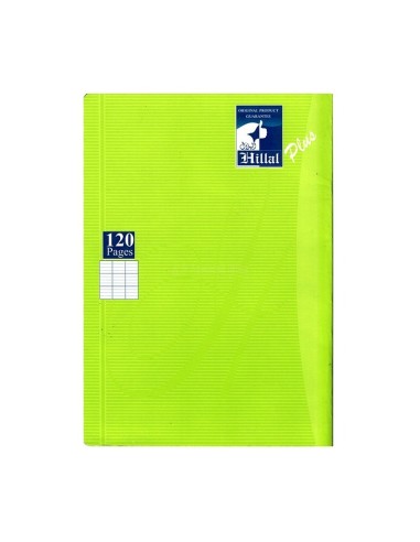 CAHIER 120 PAGES PIQUE 17x22 HILLAL