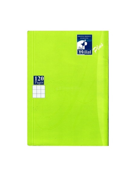 CAHIER 120 PAGES PIQUE 17x22 HILLAL
