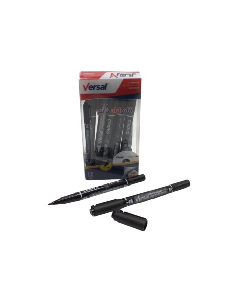 MARQUEUR CD-DVD DEUX TETE NOIR VERSAL