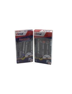 MARQUEUR CD-DVD DEUX TETE BLEU VERSAL 2