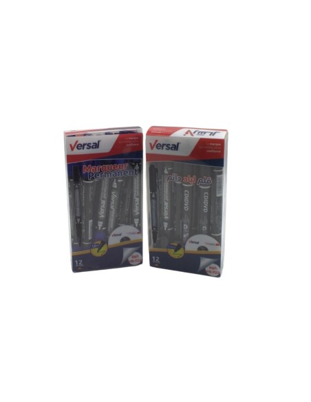 MARQUEUR CD-DVD DEUX TETE BLEU VERSAL