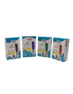 MARQUEUR TABL.BLANC FABS ROUGE RECHARGEABLE TETE COUPEE 2