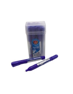 MARQUEUR TABL.BLANC VERTEX BLEU RECHARGEABLE TETE COUPEE