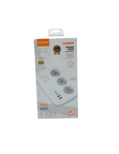 MULTIPRISE 3 SORTIES - 2M -2USB 3.0 60W-2TYPE-C 65W SIYOTEAM 3250W SE3436