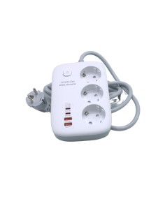 MULTIPRISE 3 SORTIES - 2M -2USB 3.0 60W-2TYPE-C 65W SIYOTEAM 3250W SE3436 2