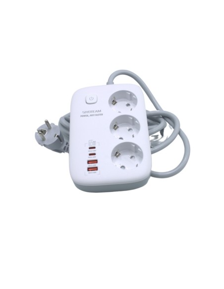 MULTIPRISE 3 SORTIES - 2M -2USB 3.0 60W-2TYPE-C 65W SIYOTEAM 3250W SE3436