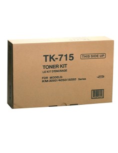 MITA KYOCERA TONER ORIG TK 715 NOIR KM 3050 4050 5050 2