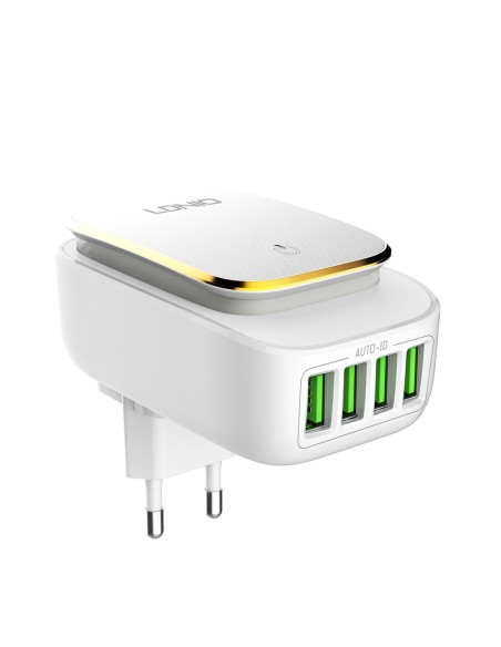CHARGEUR USB 4 PORTS POUR MOBILE 4.4A LDNIO A4405