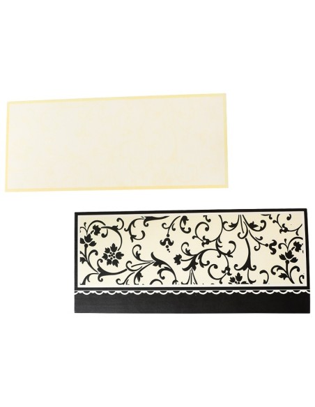 CARTE INVITATION CLASSIQUE MARIAGE MM