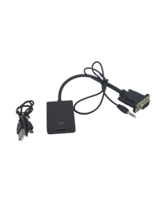 ADAPTATEUR HDMI - VGA AVEC AUDIO +ALIMANTAION 2