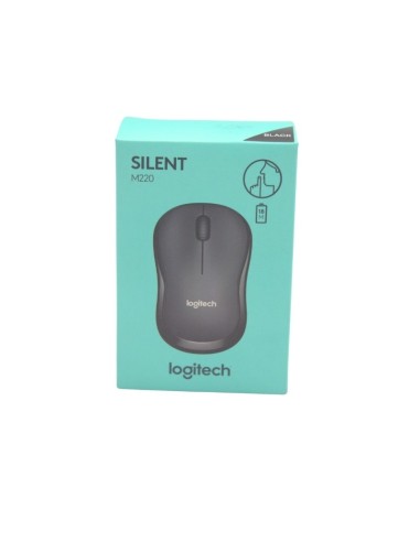 SOURIS OPTIQUE 2 BOUTONS SCROLL USB SANS FIL M220 NOIR LOGITECH 2CH