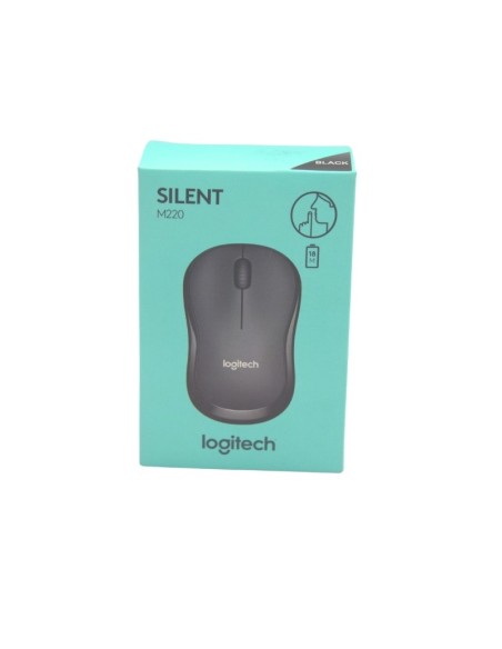 SOURIS OPTIQUE 2 BOUTONS SCROLL USB SANS FIL M220 NOIR LOGITECH 2CH