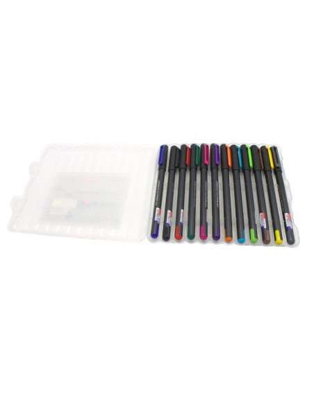 STYLO UNO MAX ULTRON 1.0 mm COULEURS 12 PCS