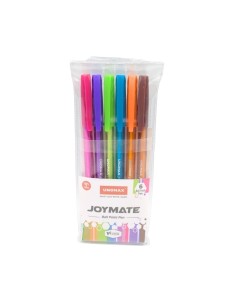 STYLO UNO MAX JOY MATE 1.0 mm COULEURS 6 Pcs