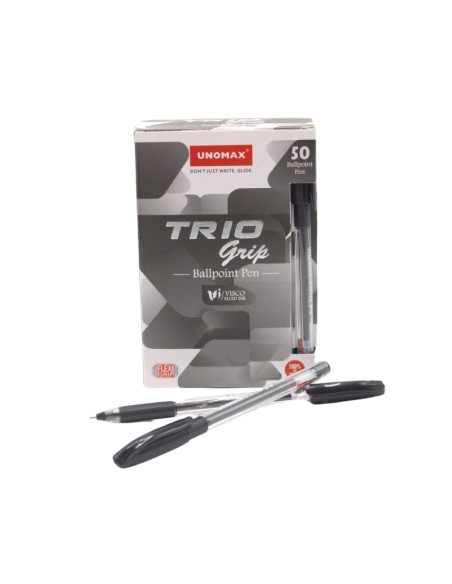 STYLO UNO MAX TRIO GRIP 1.0 mm NOIR