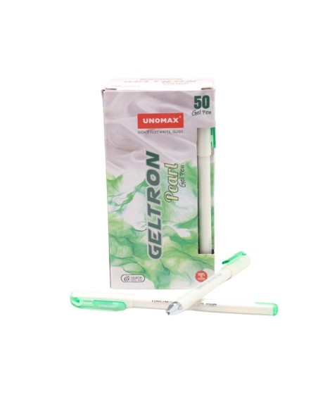 STYLO UNO MAX GELTRON PEARL 0.7 mm VERT