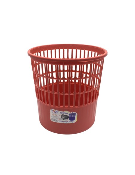 CORBEILLE A PAPIER RONDE EN PP DIF. COULEUR 11 LITRES FABS