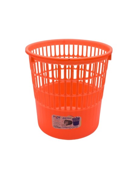 CORBEILLE A PAPIER RONDE EN PP DIF. COULEUR 11 LITRES FABS
