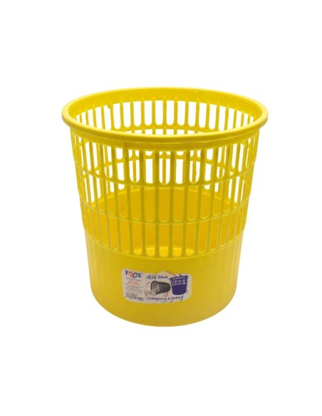 CORBEILLE A PAPIER RONDE EN PP DIF. COULEUR 11 LITRES FABS