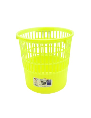CORBEILLE A PAPIER RONDE EN PP DIF. COULEUR 11 LITRES FABS