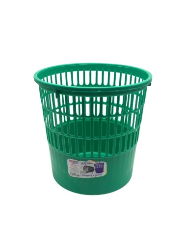 CORBEILLE A PAPIER RONDE EN PP DIF. COULEUR 11 LITRES FABS