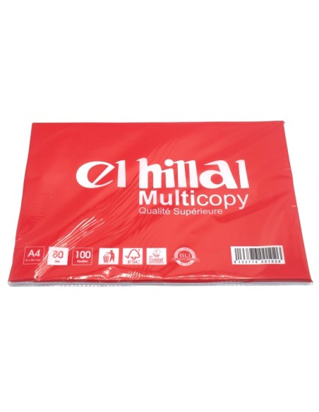 RAME PAPIER A4 80Grm 100F HILLAL