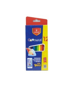 CRAYONS COULEUR 12 PCS MAX VERTEX VS-0403