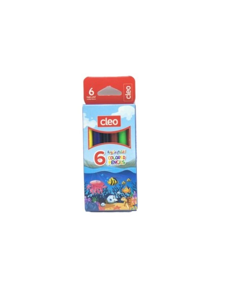 CRAYONS COULEUR 06 PCS MINI CLEO OCEAN