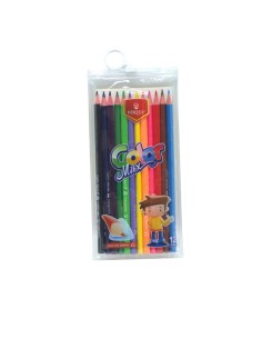 CRAYONS COULEUR 12 PCS MAX EN POCHETTE VERTEX VS-0464