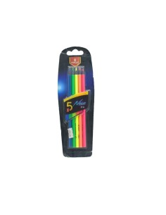 CRAYONS COULEUR 05 PCS NEON FX VERTEX VS-0431